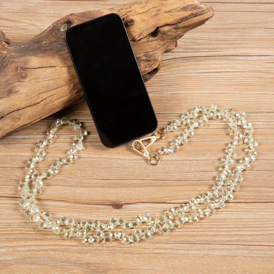 Crystal Beaded Crossbody Lanyard PC5616