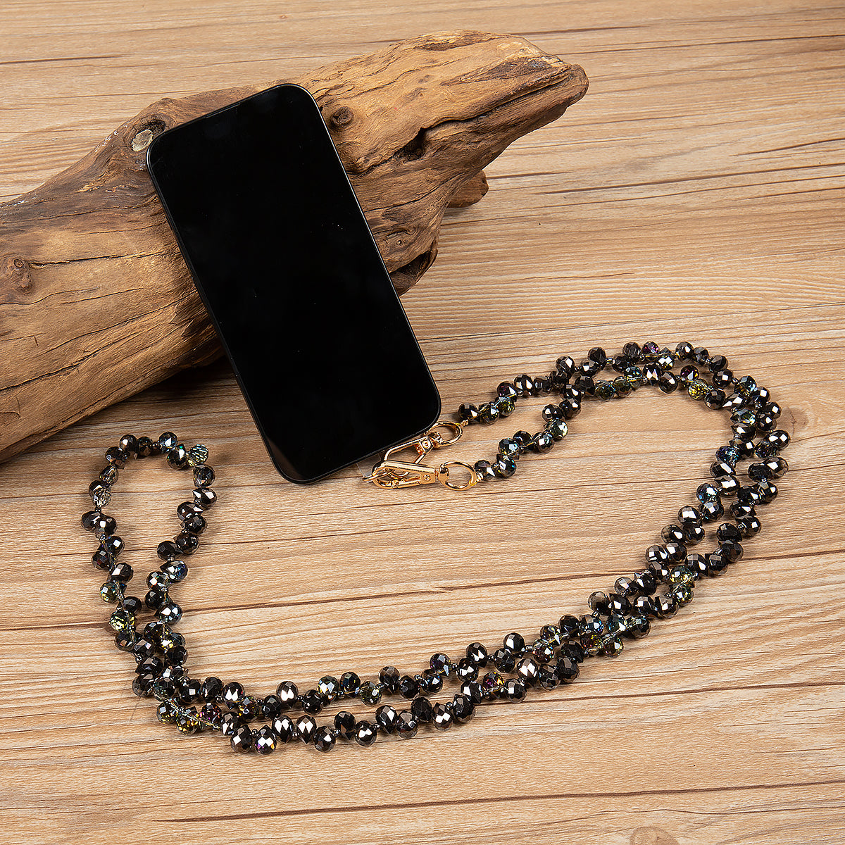 Crystal Beaded Crossbody Lanyard PC5616