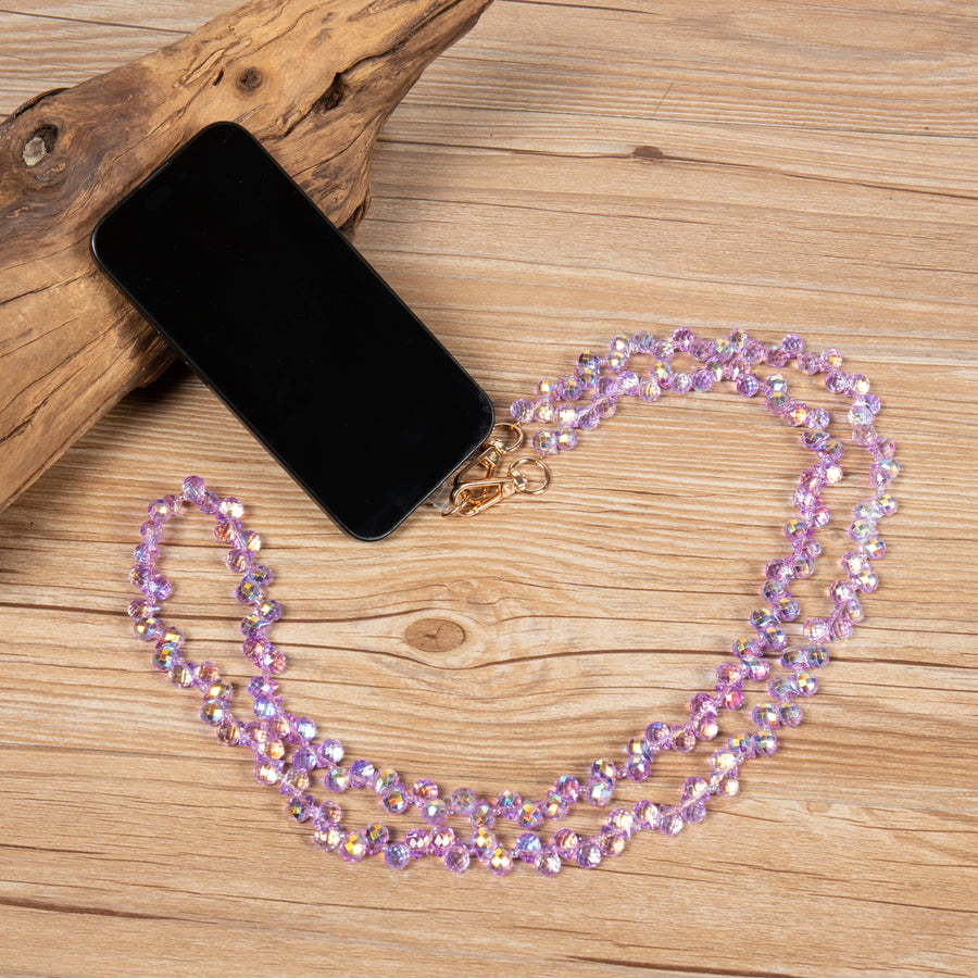 Crystal Beaded Crossbody Lanyard PC5616