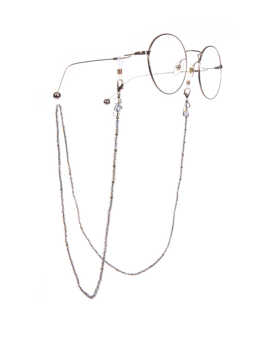 Crystal Beaded Glasses Holder Chains AN15636 - Black AN15636