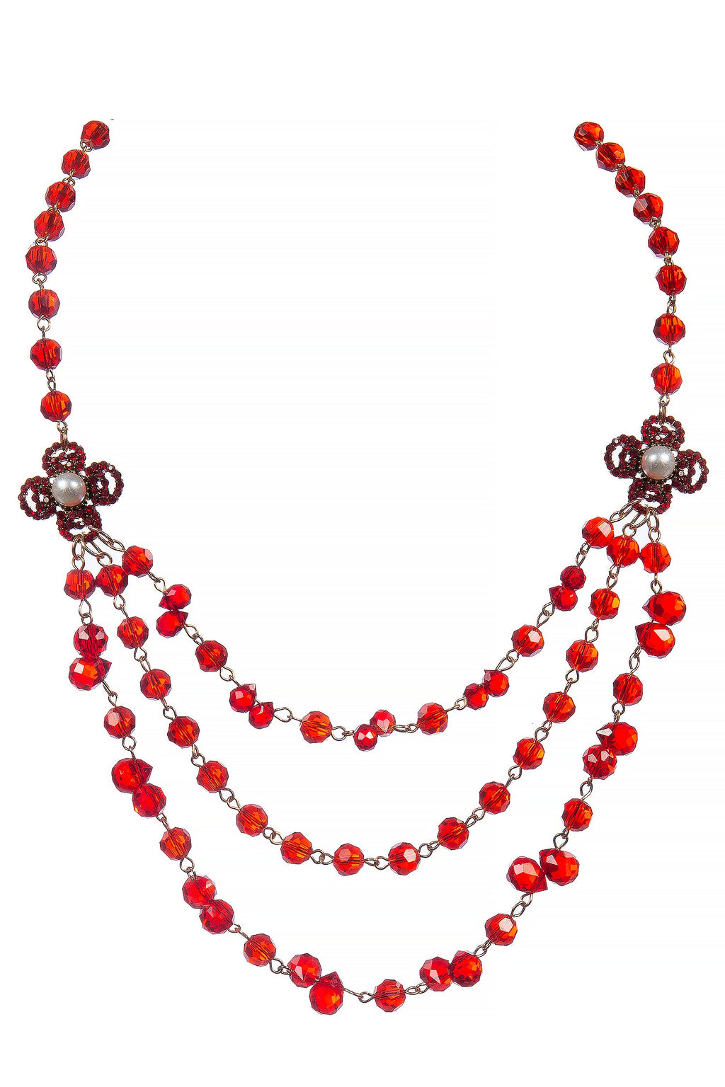 Crystal Bead Neck One Set N5645