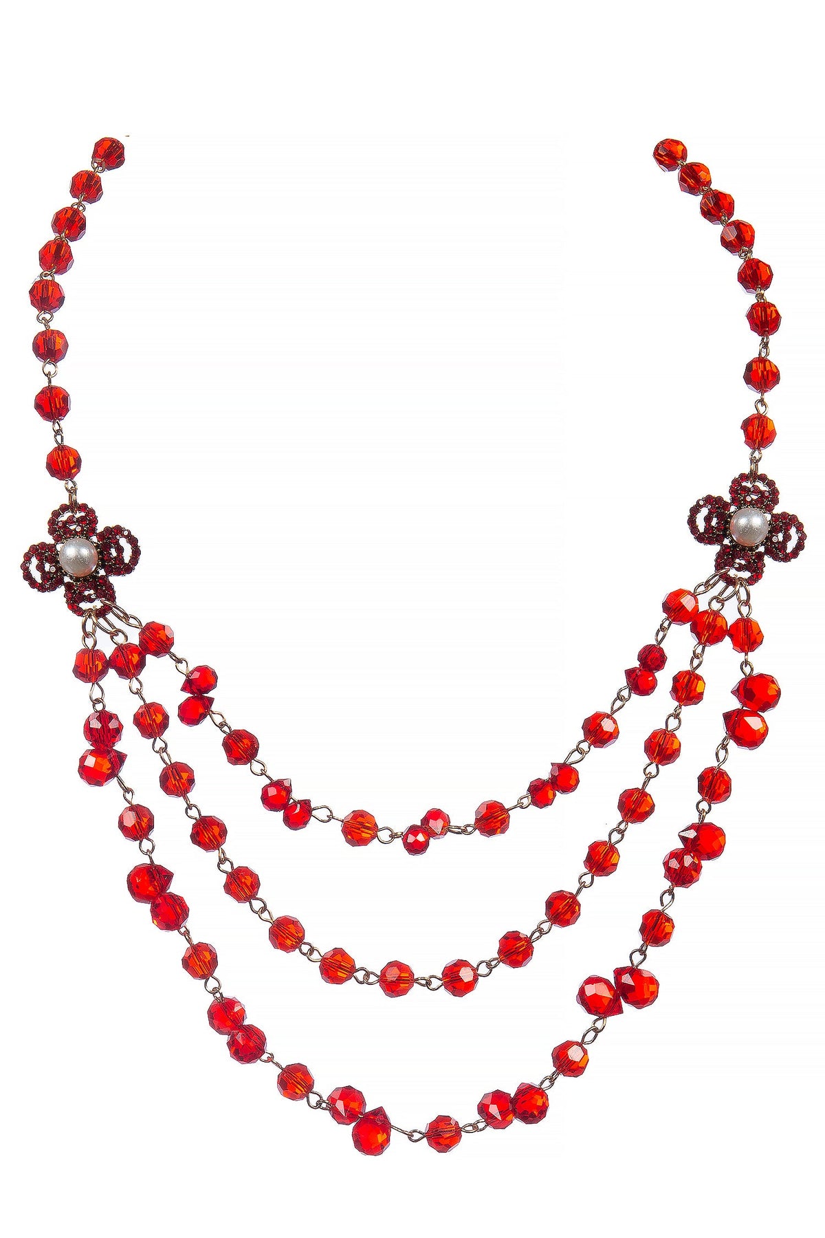 Crystal Bead Neck One Set N5645