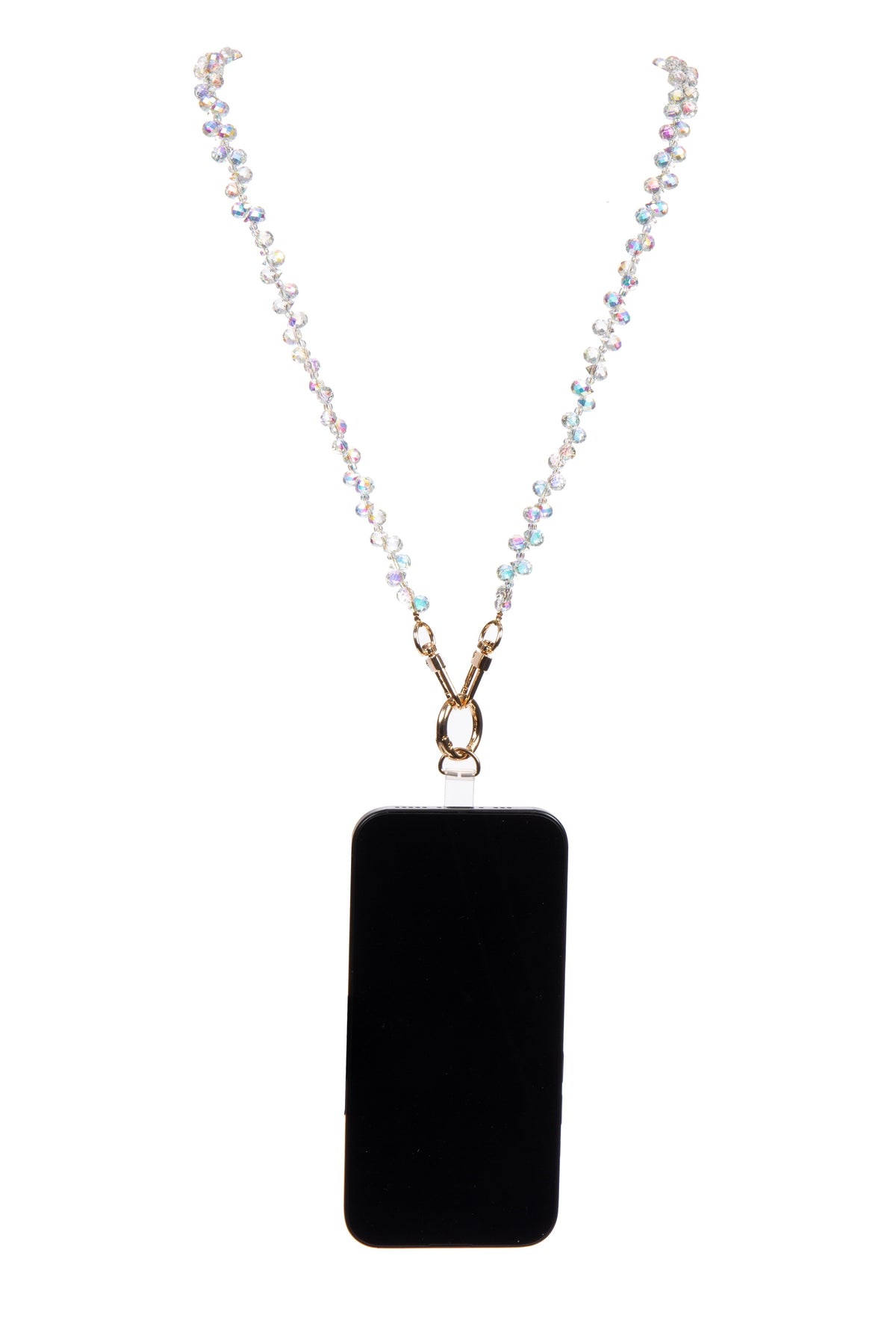 Crystal Bead Neck Lanyard PC5647 - Purple PC5647