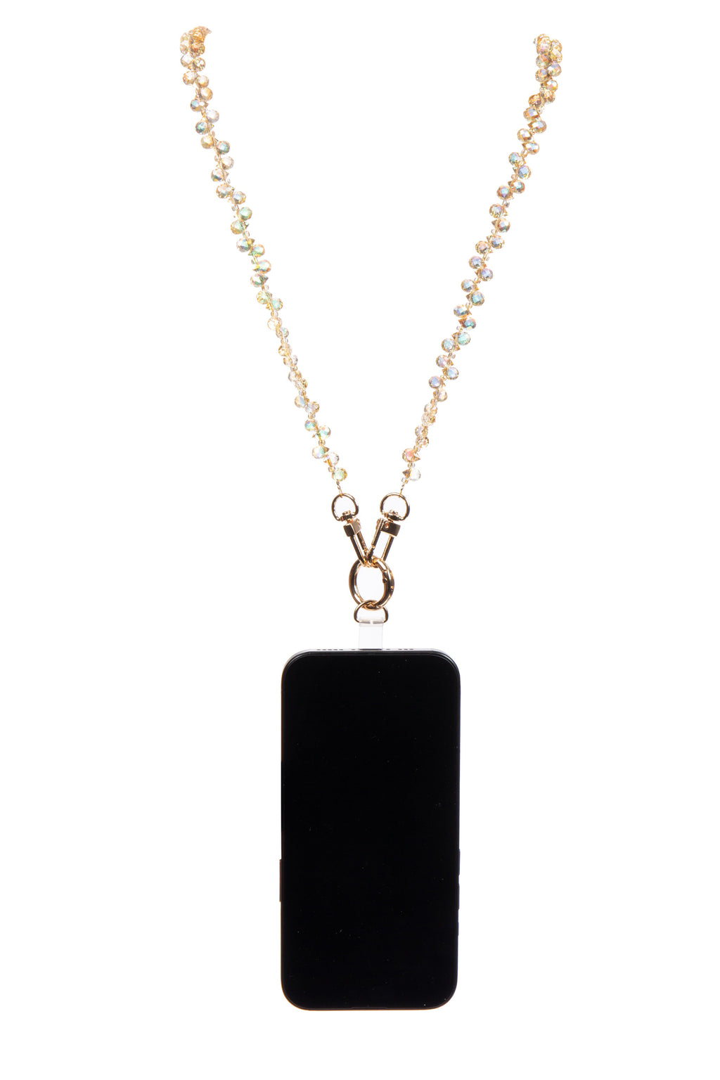 Crystal Bead Neck Lanyard PC5647 - Purple PC5647