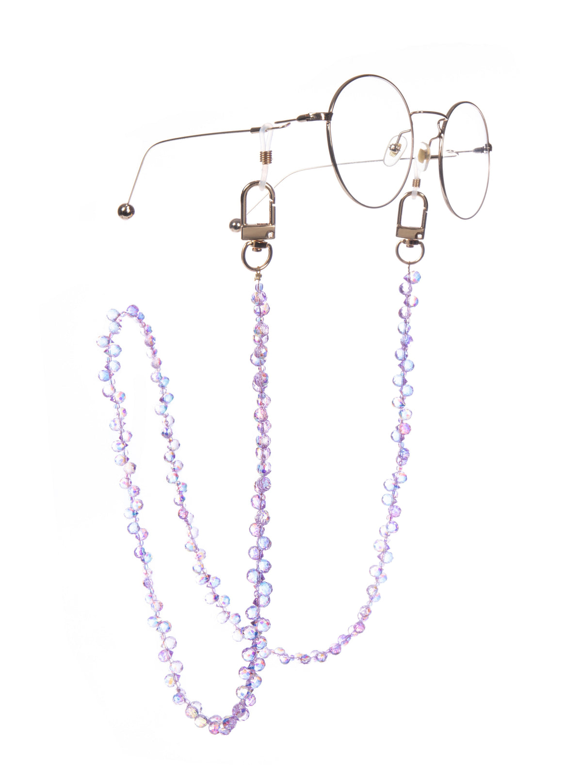 Crystal Bead Neck Lanyard PC5647 - Purple PC5647