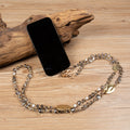 Crystal Crossbody Lanyard PC5657-Grey