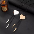 Heart-Shaped Metal Necklace N5692 - view 5
