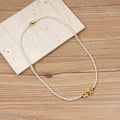 Baroque-Style Lock Necklace N5710