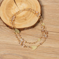 Heart Shaped Pendant Crystal Necklace N5711