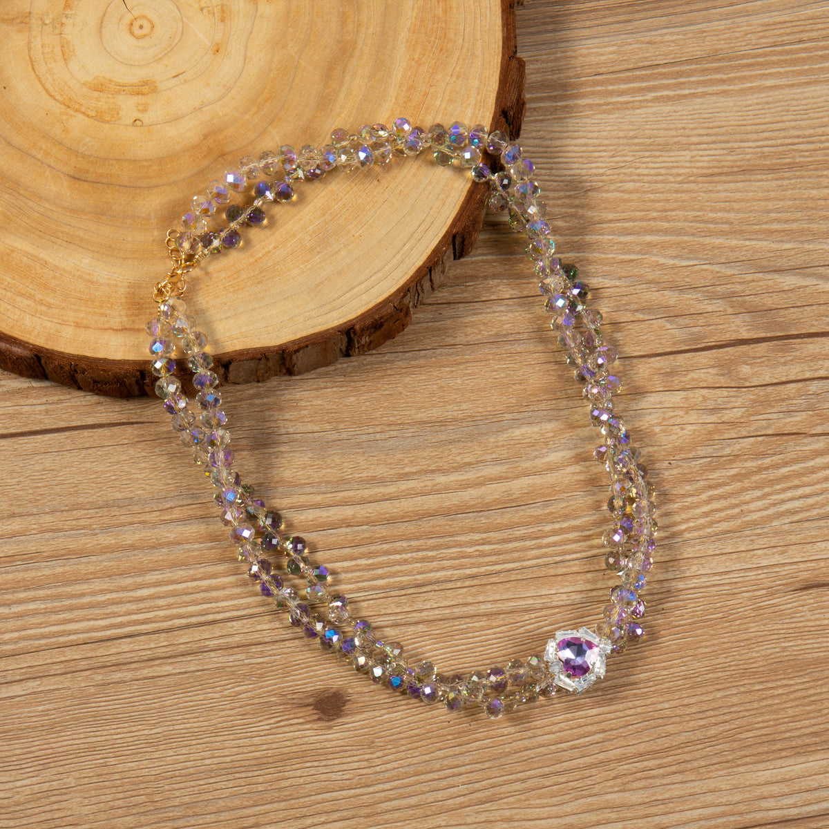 Handmade Crystal Necklace N5716
