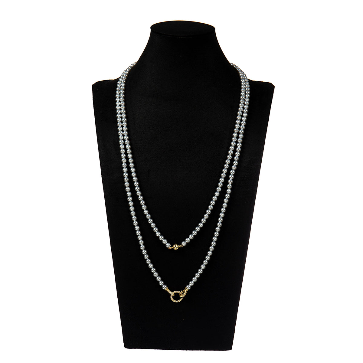 Baroque-Style Lock Necklace N5723