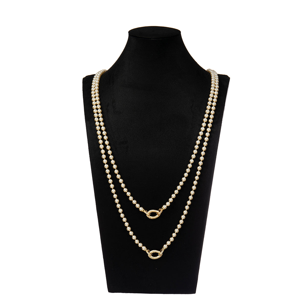 Baroque-Style Lock Necklace N5743