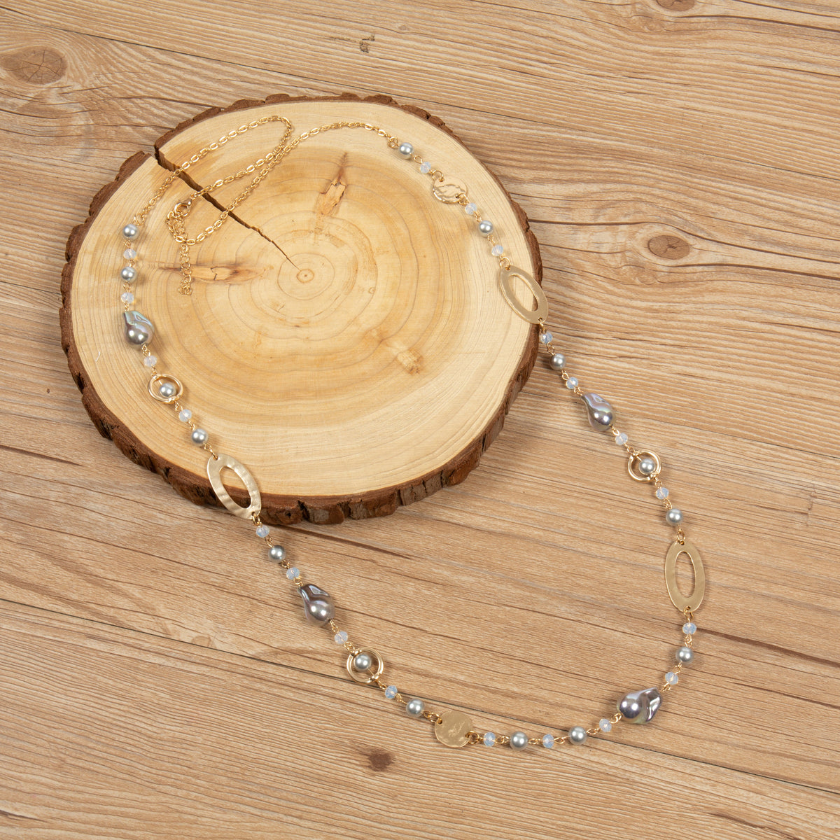 Irregular Alloy Necklace N5777