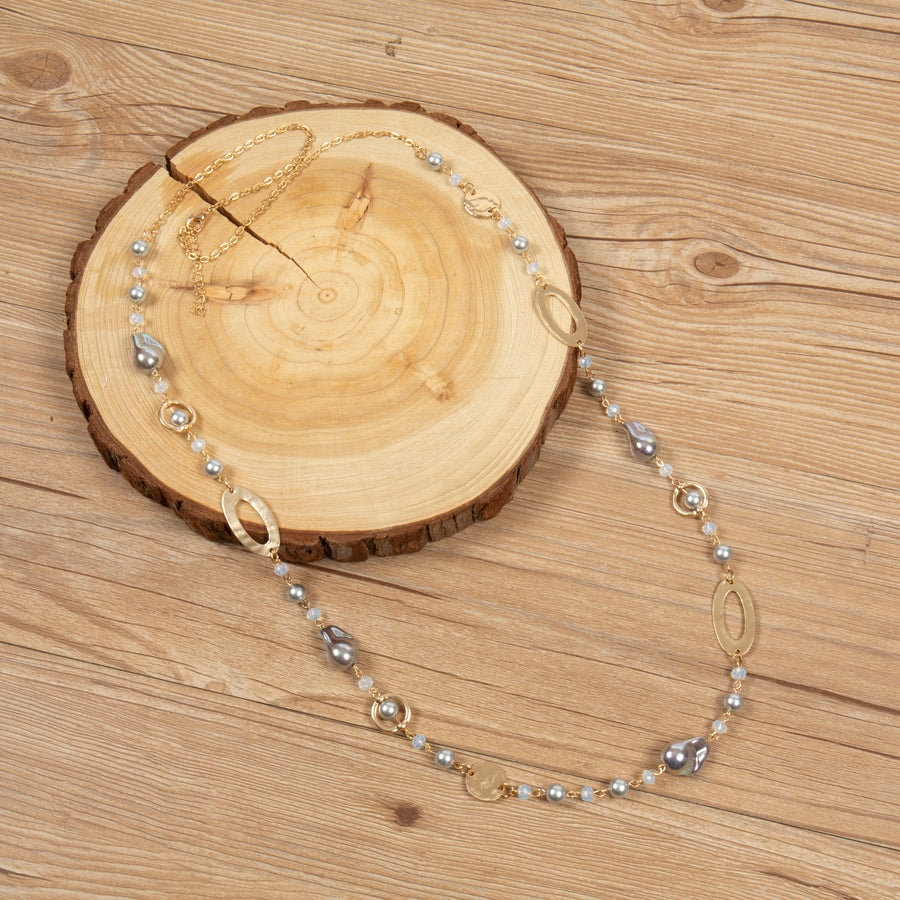 Irregular Alloy Necklace N5777