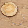 Glass Beads Pearl Alloy Necklace N5778 - view 2