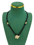18K Gold Plated Alphabet Cubic Zirconia Necklace N5801