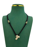 18K Gold Plated Alphabet Cubic Zirconia Necklace N5801