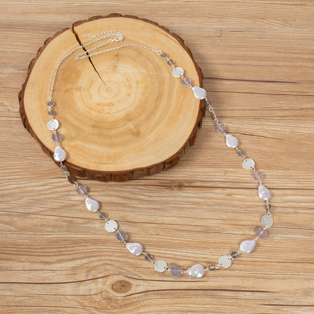 Crystal Alloy Necklace N5809 - view 2