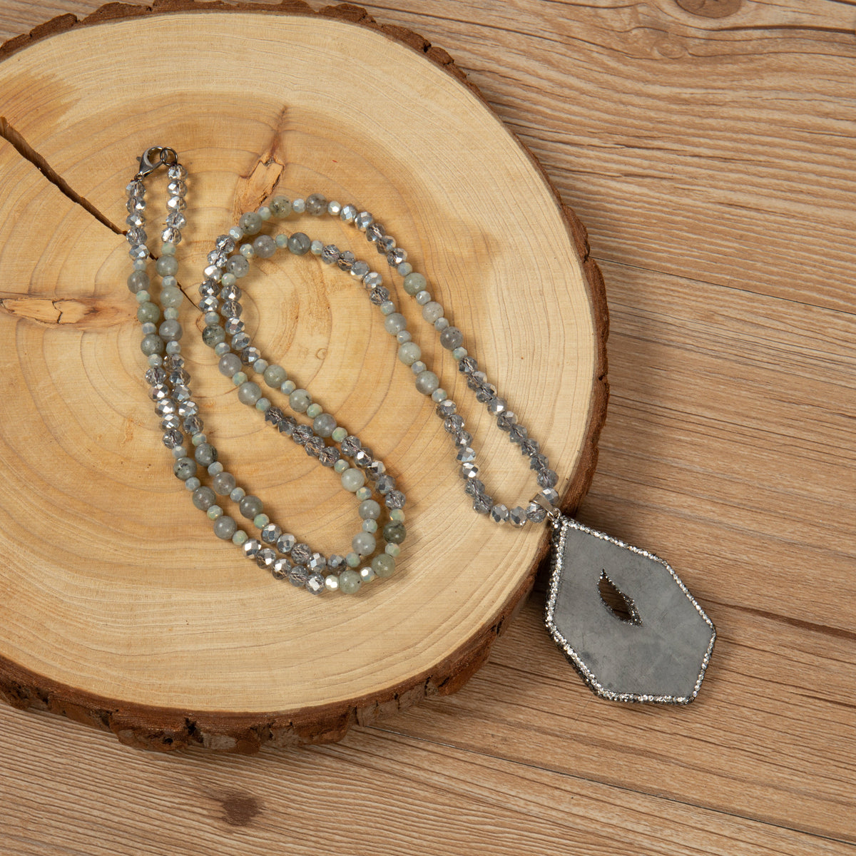 Druzy Necklace N5817 - Druzy