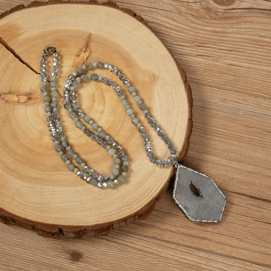 Druzy Necklace N5817