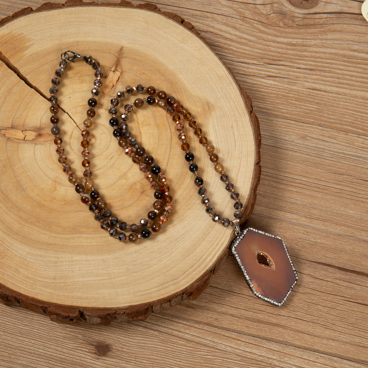 Druzy Necklace N5827