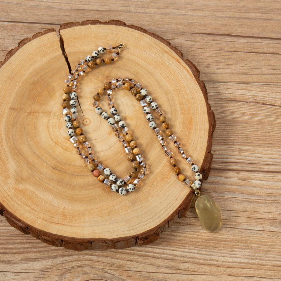 Picture Jasper Necklace N5844