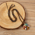 Tiger Eye Necklace N5858 - Tiger Eye