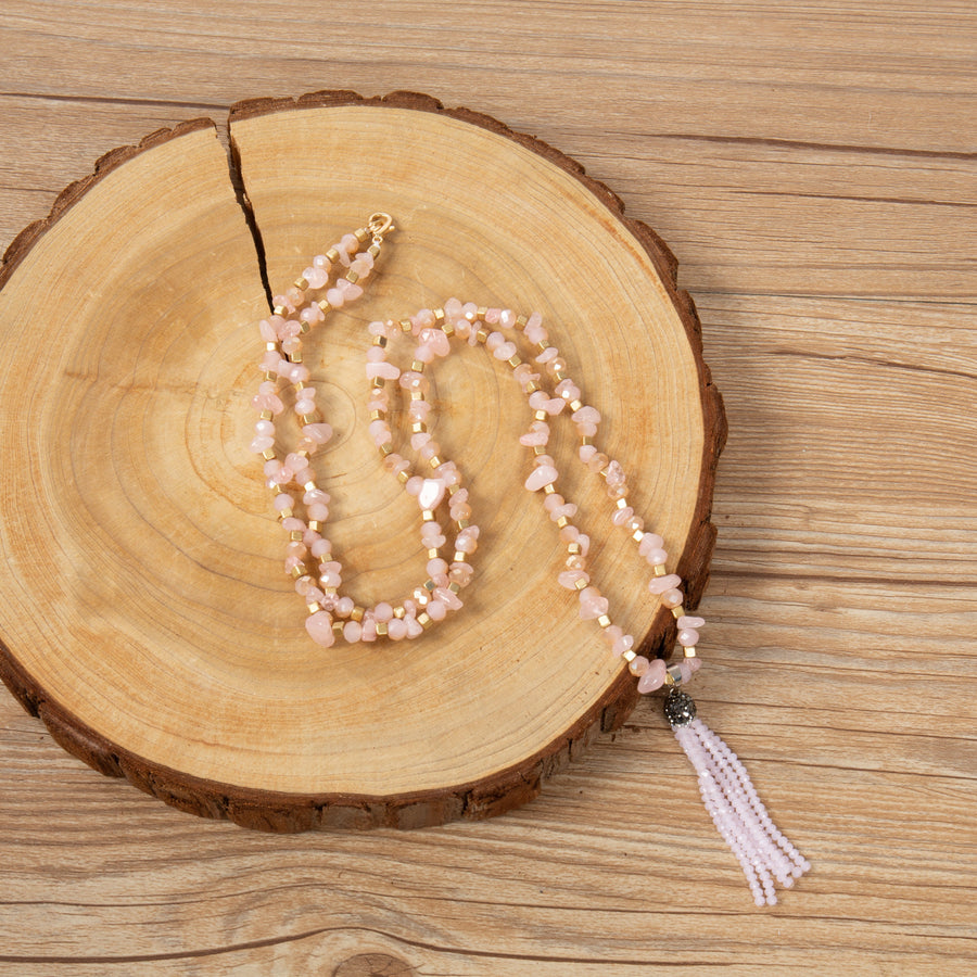 Rose Quartz Necklace N5946