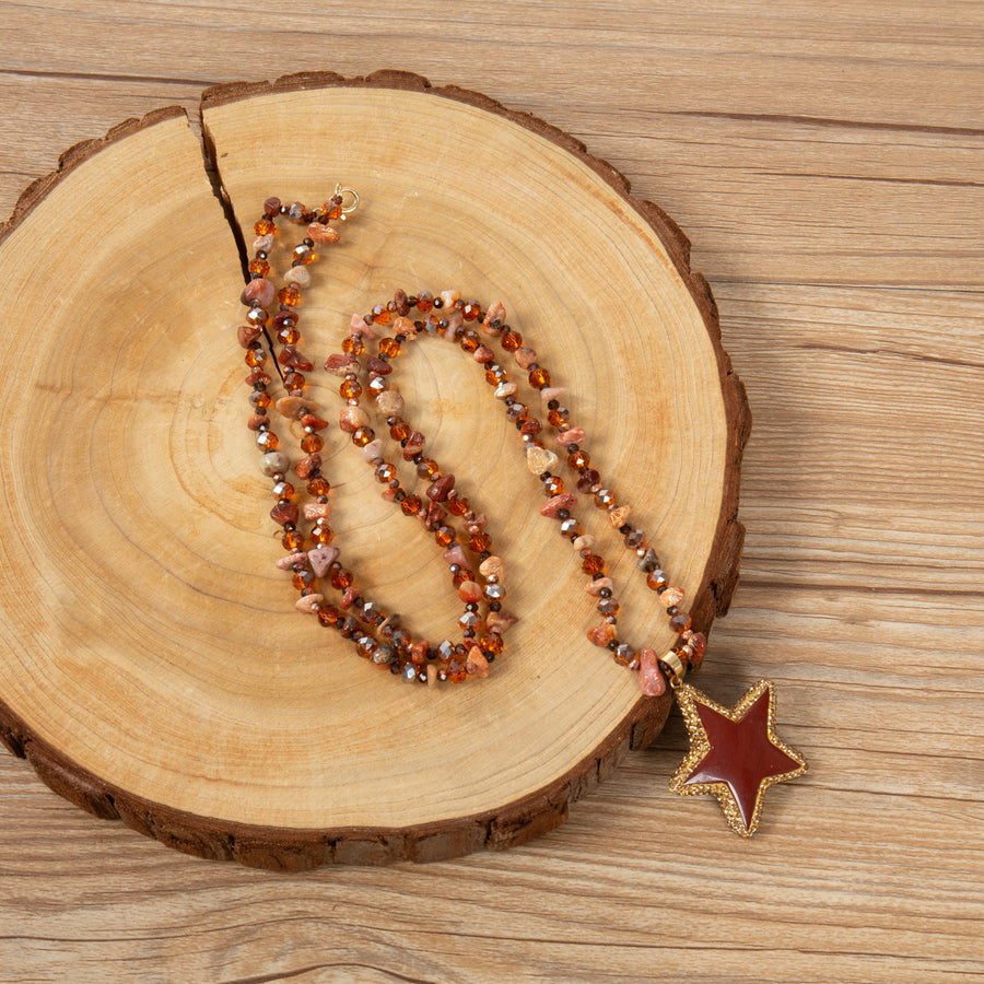 Carnelian Pendant Necklace N5950