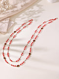 Red Crystal Necklace N5969