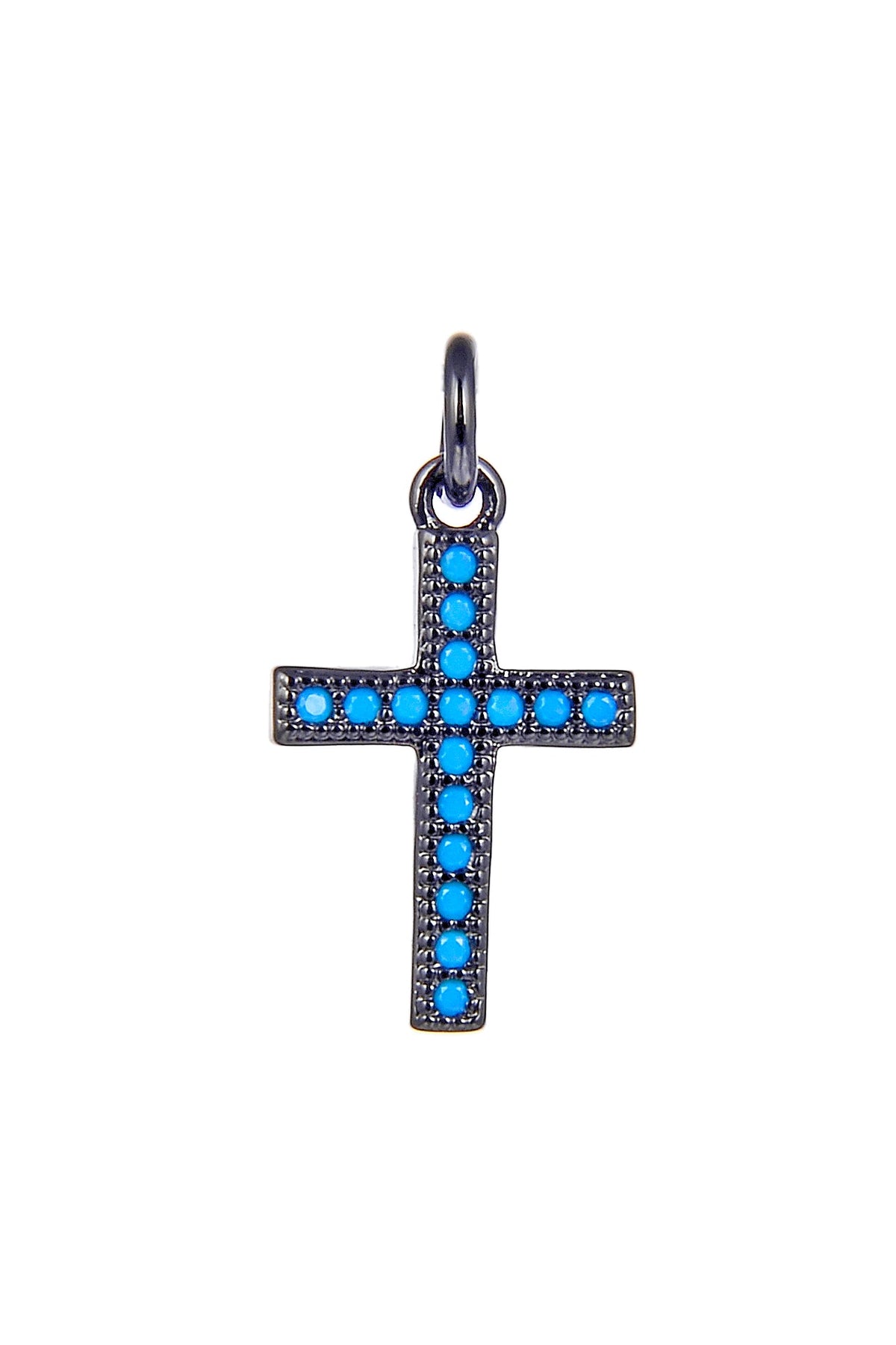Cross Zircon Pendant For Bracelet BP0382