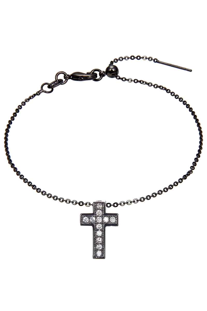 Cross Zircon Pendant Bracelet BP0406