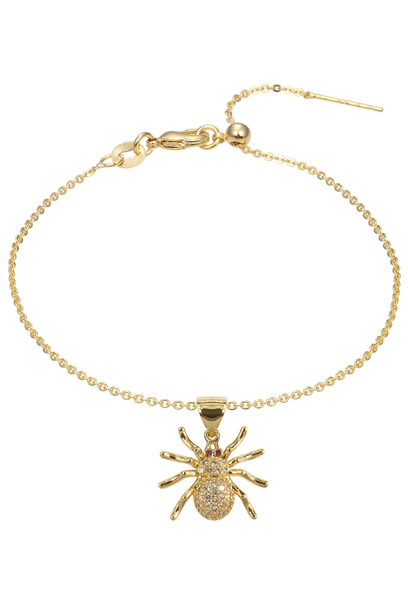 Spider Zircon Pendant For Bracelet BP0558