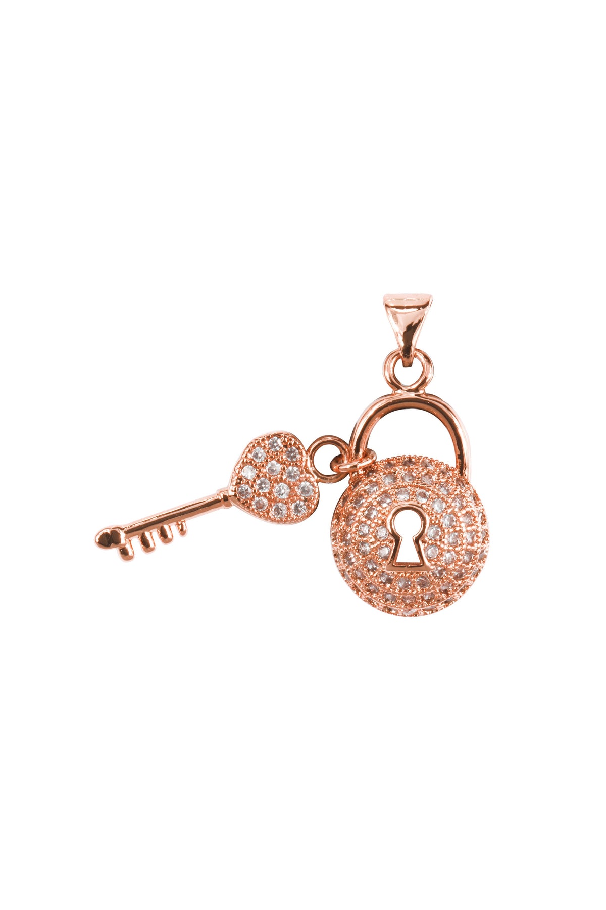 Key&Lock Zircon Chain Bracelet BP0568