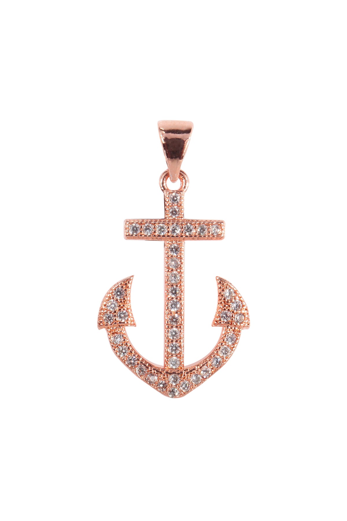 Anchor Zircon Pendant For Bracelet BP0570