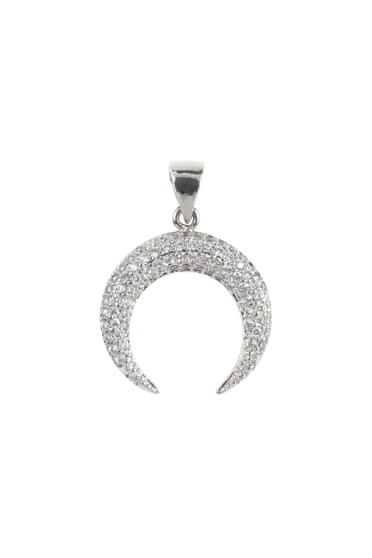 Mini-Moon Zircon Pendant For Bracelet BP0572