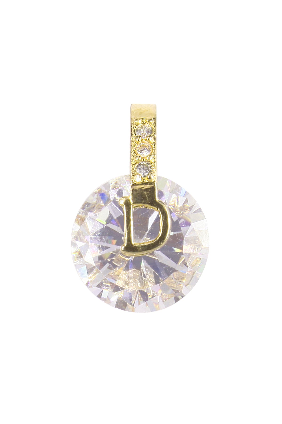 Round Zircon Pendant For Bracelet BP0573