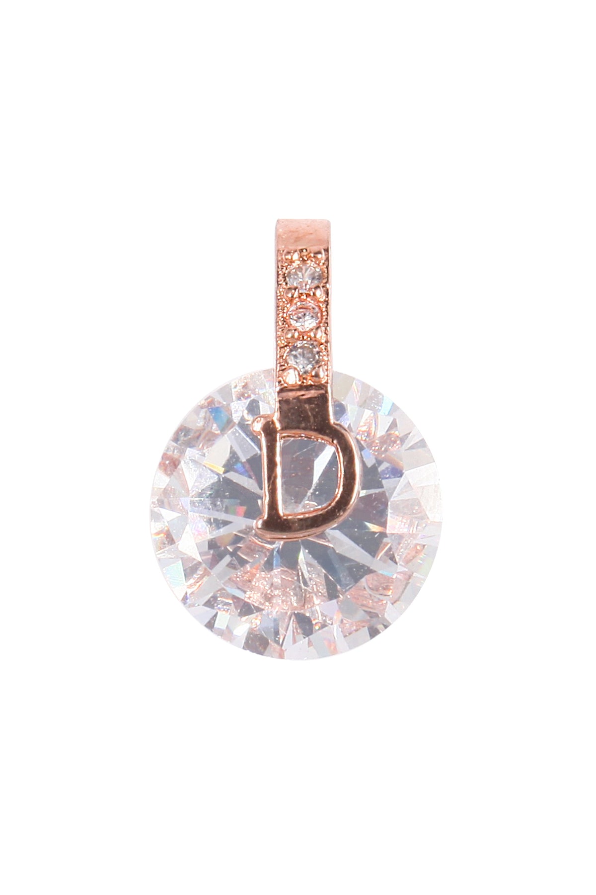 Round Zircon Pendant For Bracelet BP0573