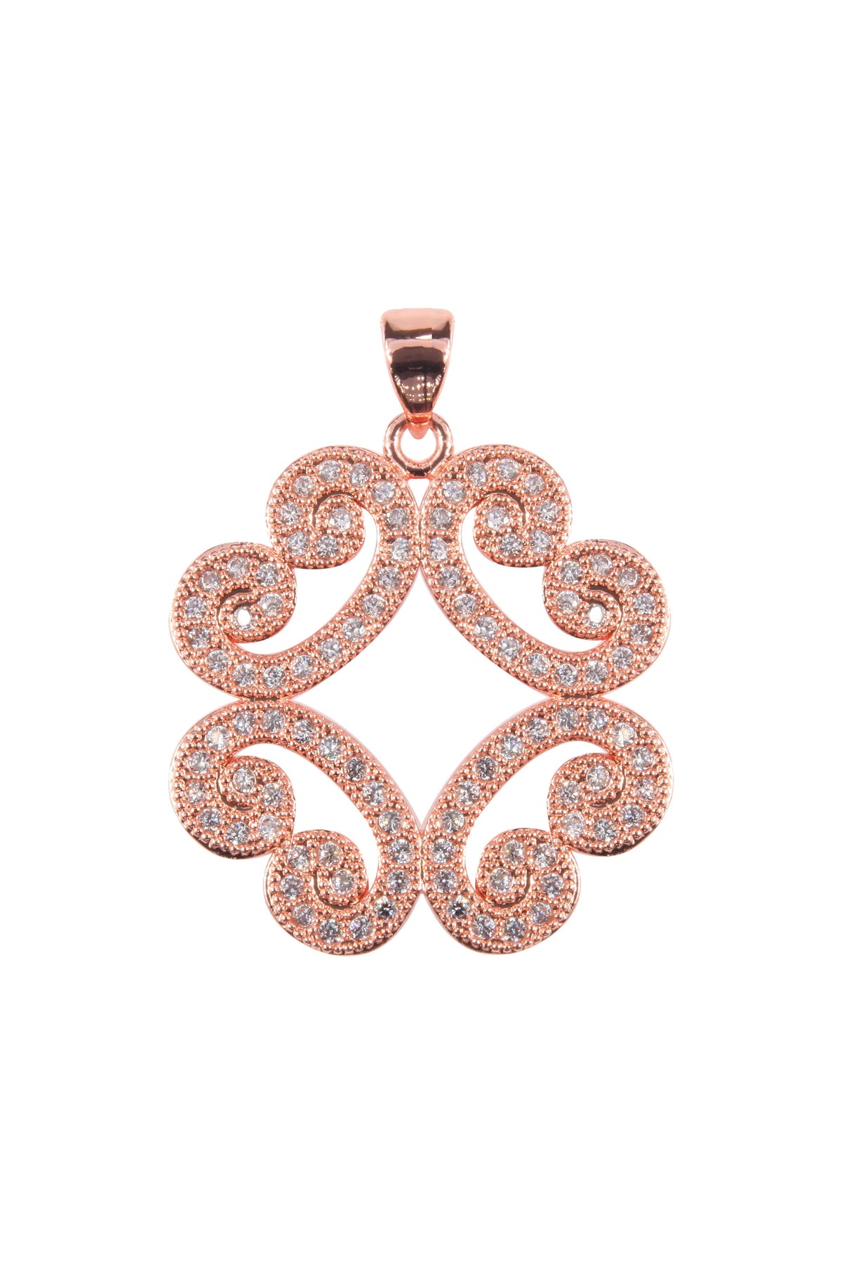 Flower Zircon Pendant For Bracelet BP0578