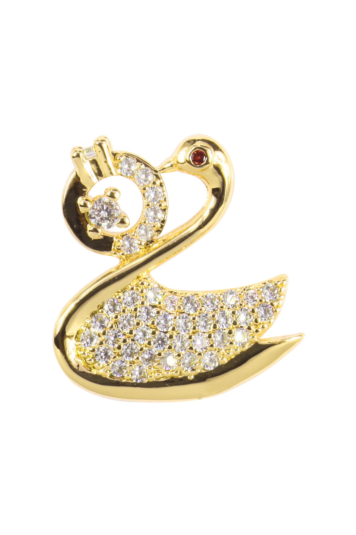 Swan Zircon Pendant For Bracelet BP0587