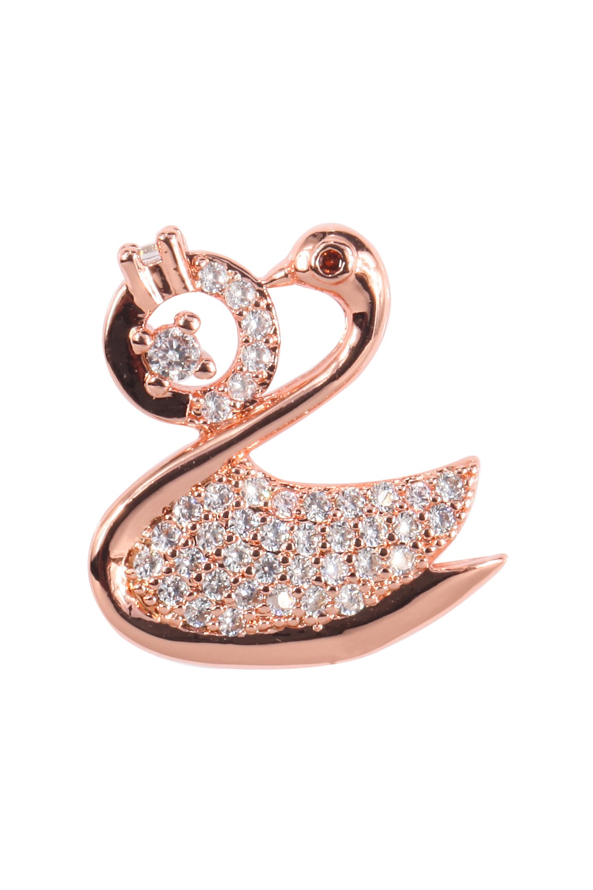 Swan Zircon Pendant For Bracelet BP0587
