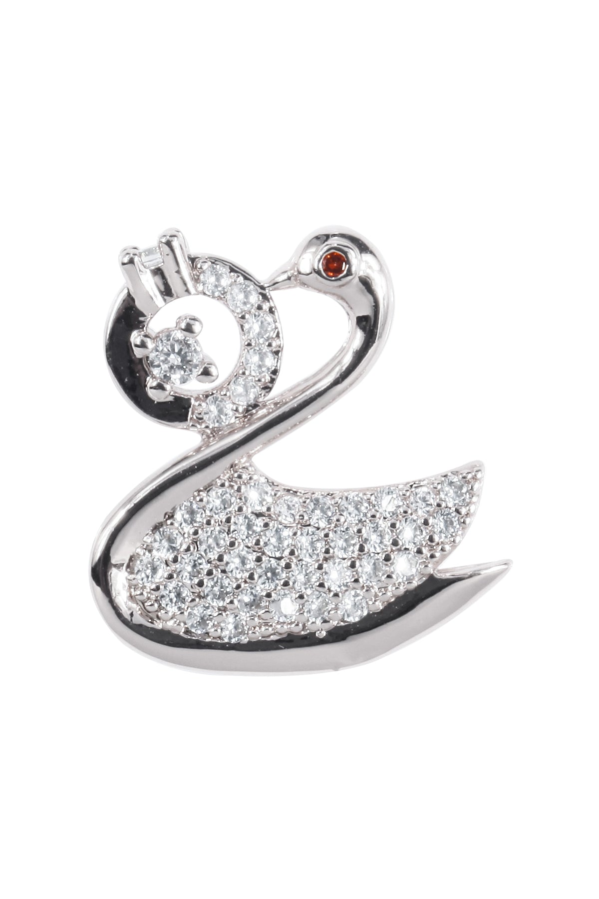 Swan Zircon Pendant For Bracelet BP0587