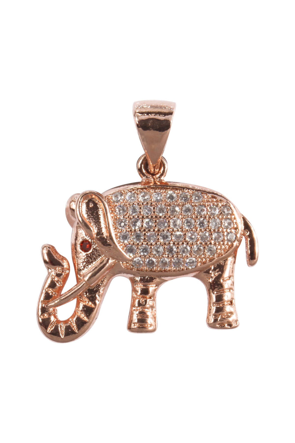 Elephant Zircon Pendant For Bracelet BP0591