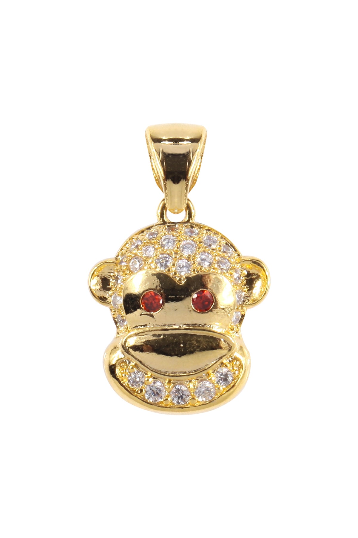 Monkey Zircon Pendant For Bracelet BP0592