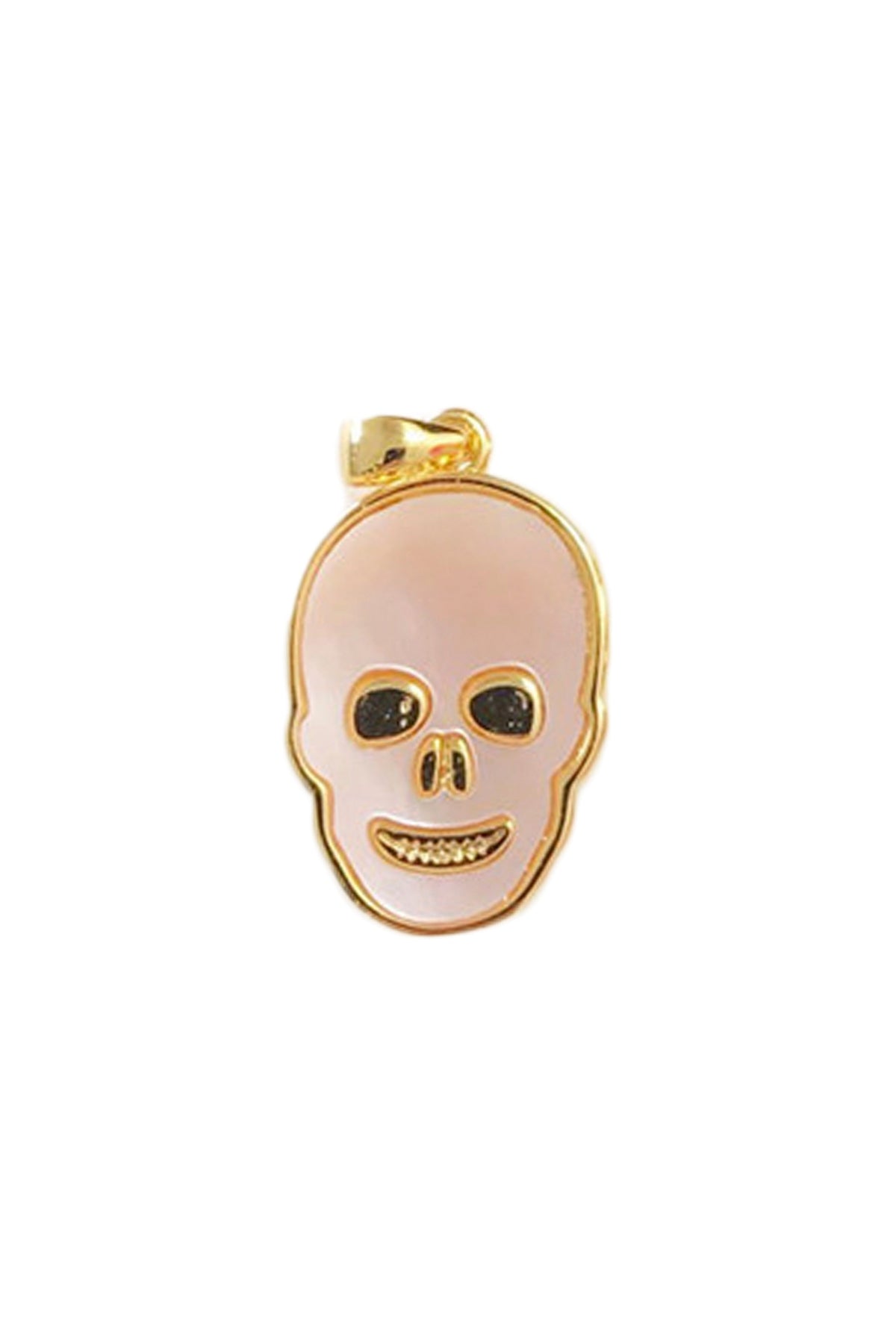 Skull Mother Of Pearl Pendant P0630