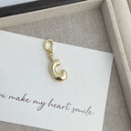 Alphabet Alloy Pendant P0676 - C
