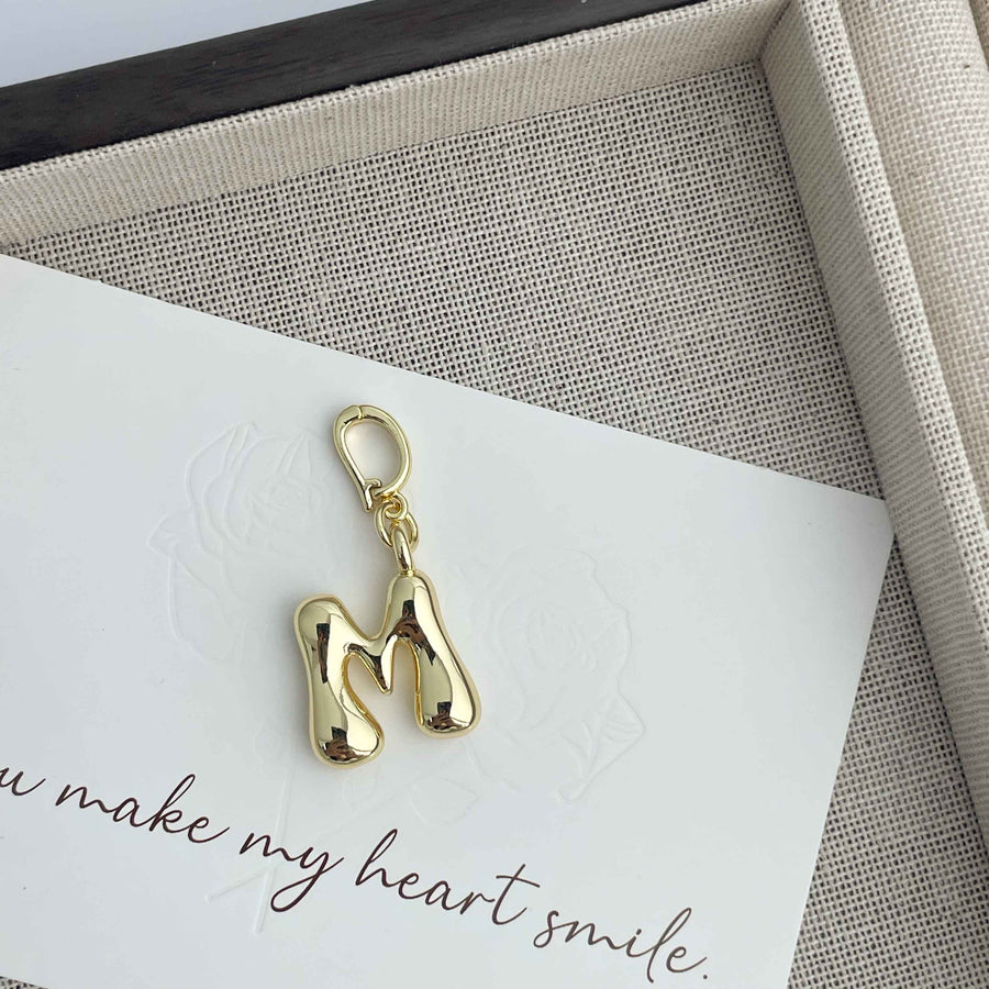 Alphabet Alloy Pendant P0676