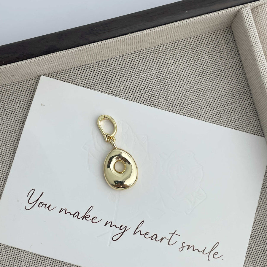 Alphabet Alloy Pendant P0676