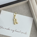 Alphabet Alloy Pendant P0676 - R