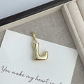 Large Alphabet Alloy Pendant P0677 - view 7
